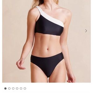 Summersalt High Leg Mid Rise Bikini Bottom size 4